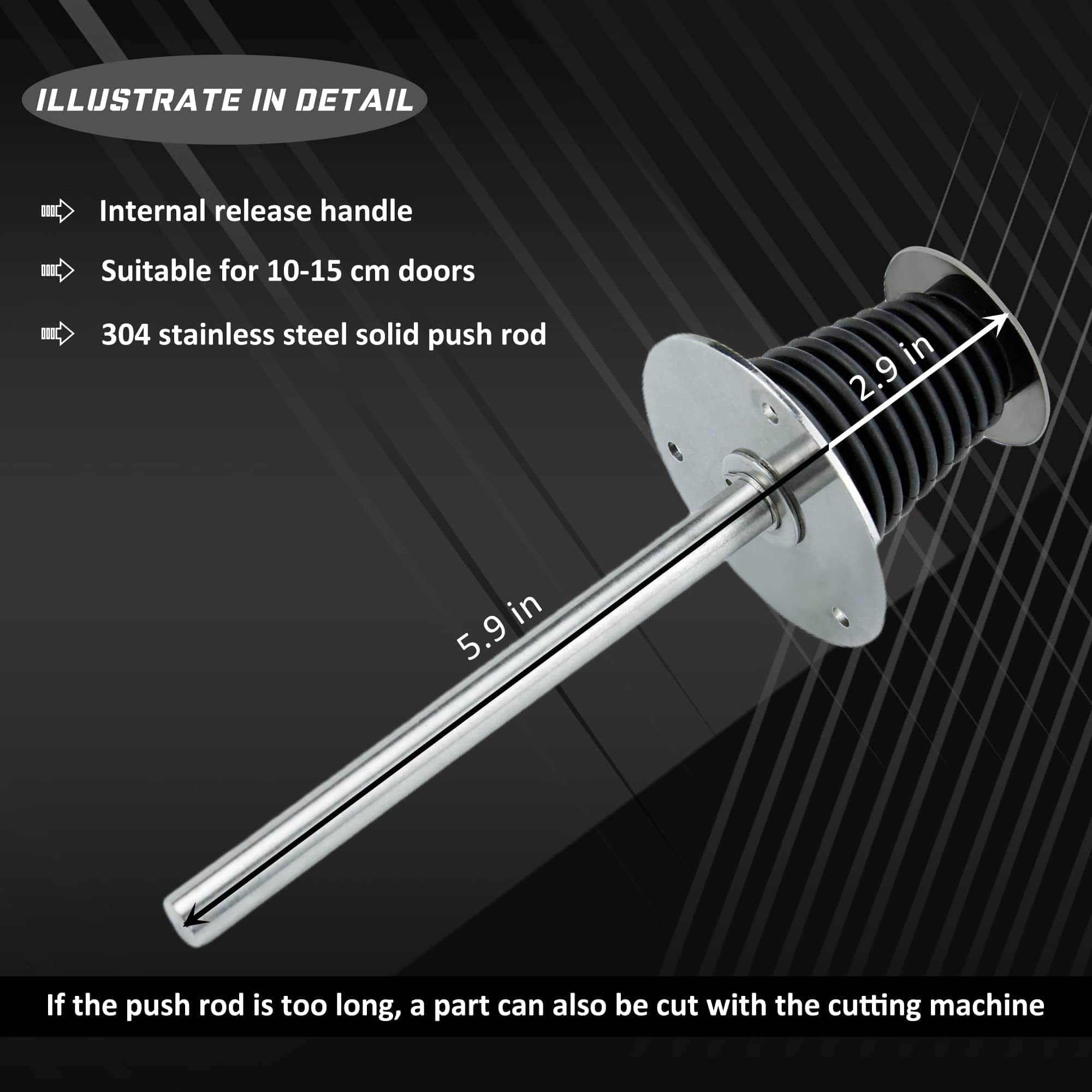 Manija de Puerta para Nevera - Kit de pestillos para manija - Imagen 5