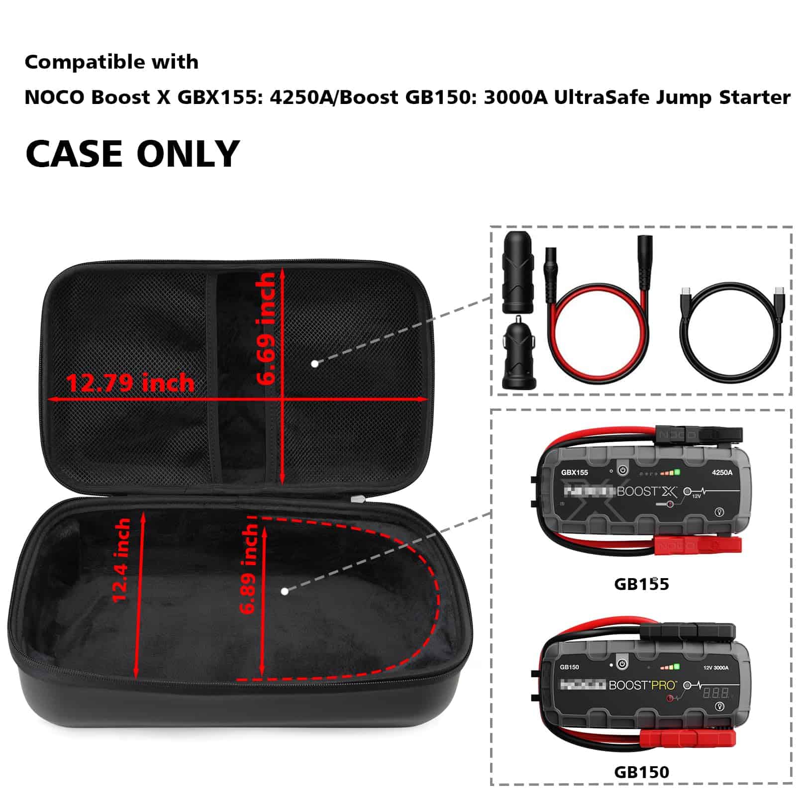 Estuche de protección Gleegi EVA compatible con NOCO Boost - Imagen 3