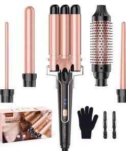 BESTOPE PRO 5 en 1 Rizador de Pelo, Set de Varitas