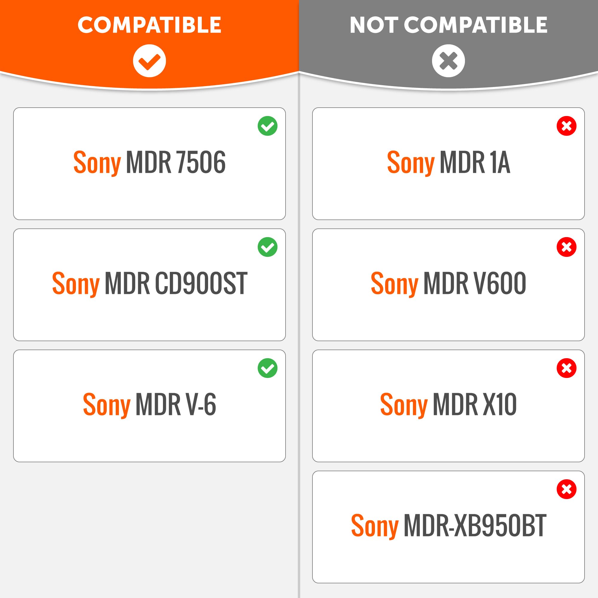 Almohadillas de reemplazo WC Wicked Cushions para Sony MDR - Imagen 3