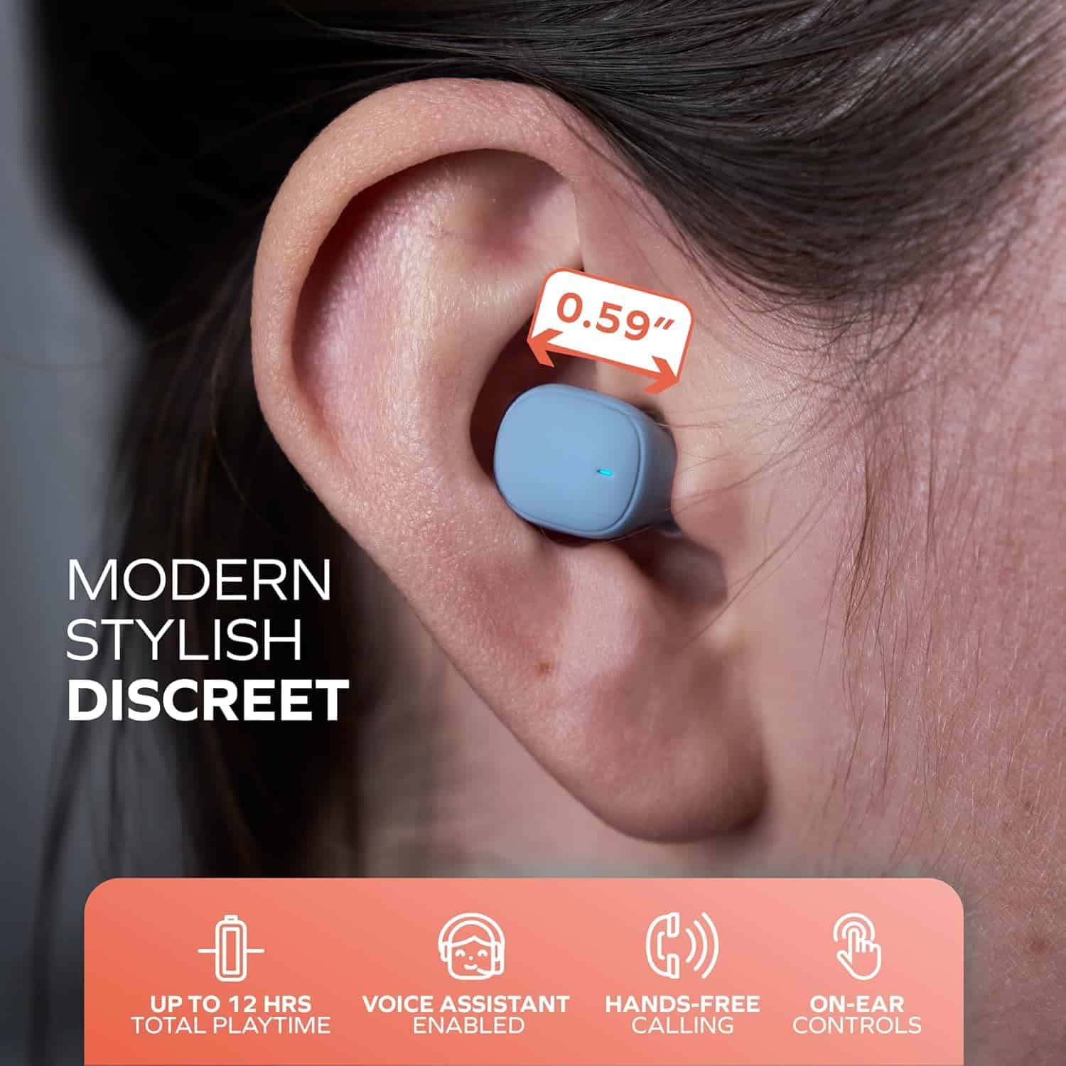 Coby Mini True Wireless Earbuds, Los Audífonos Inalámbricos - Imagen 5