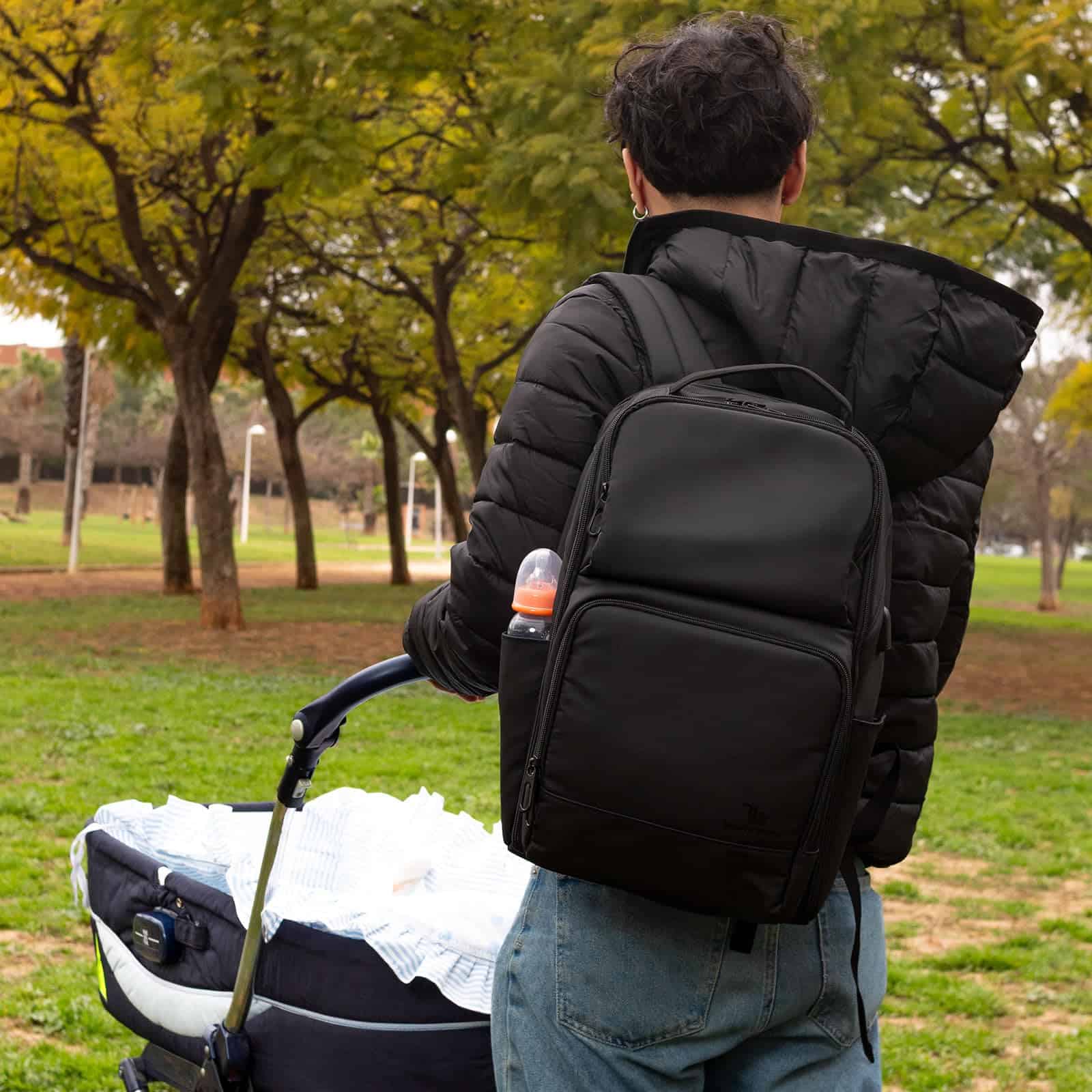 Mochila para pañales expandible para hombres y mujeres - - Imagen 9