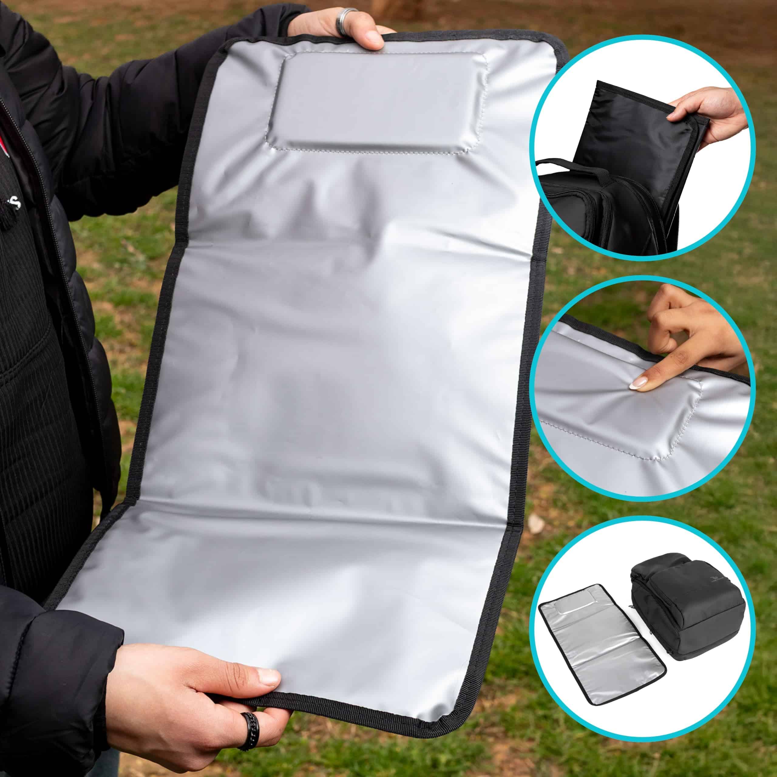 Mochila para pañales expandible para hombres y mujeres - - Imagen 7