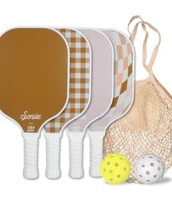 Set de 4 Palas de Pickleball Sonix | Aprobado -Toffee/Checkm