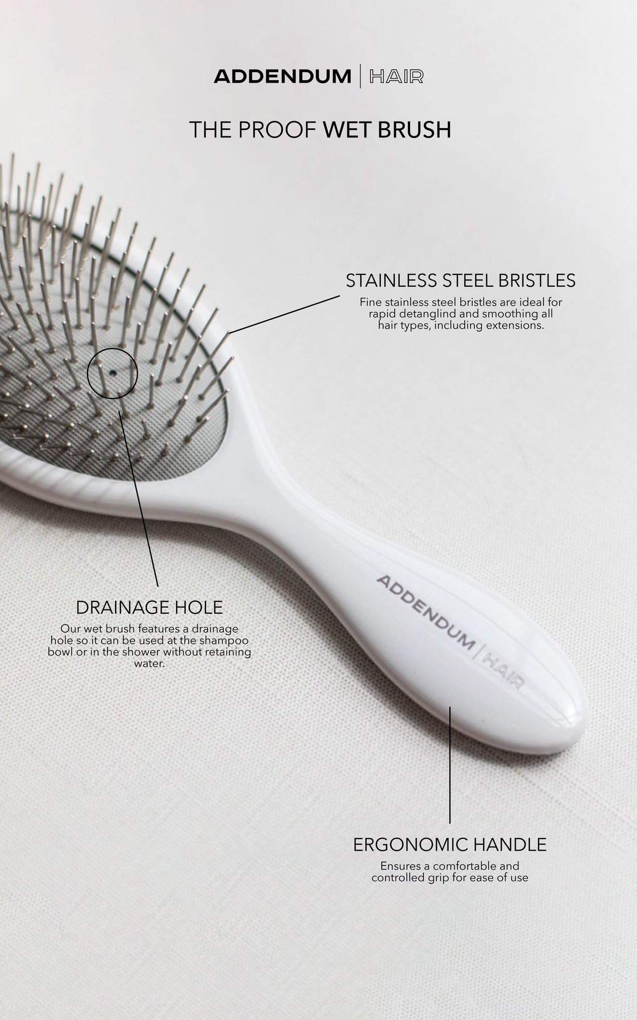 Cepillo de Pelo Húmedo de Lujo - Cerdas de Acero Inoxidable - Imagen 5