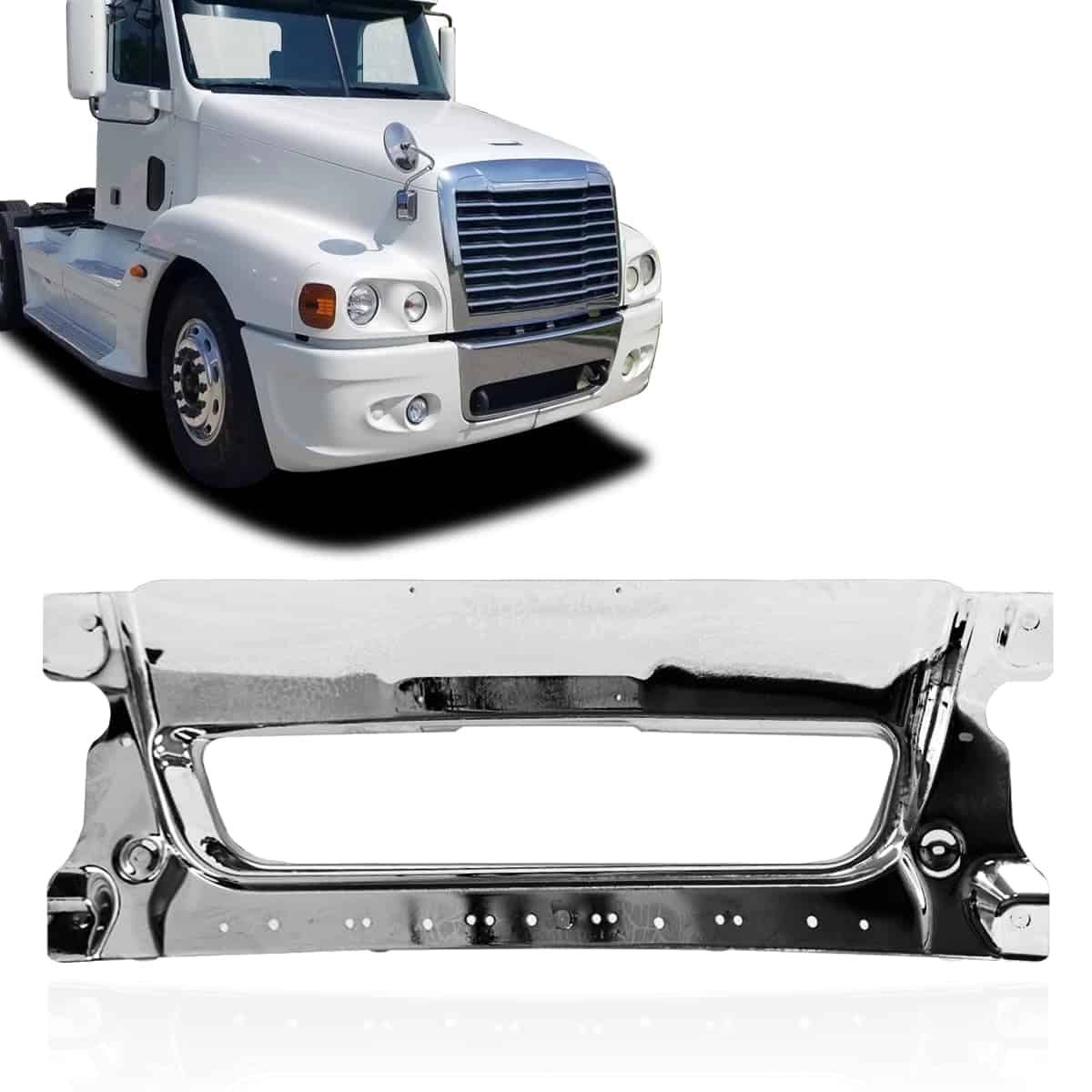 Parachoques Delantero Cromado Centro Freightliner Century