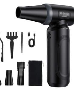 Soplador de Aire Comprimido Eléctrico, Kit de Limpieza para