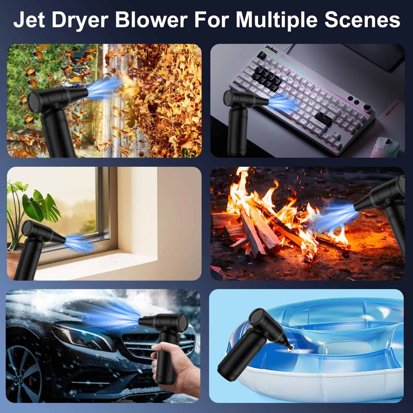 Soplador de Aire Comprimido Eléctrico, Kit de Limpieza para - Imagen 7