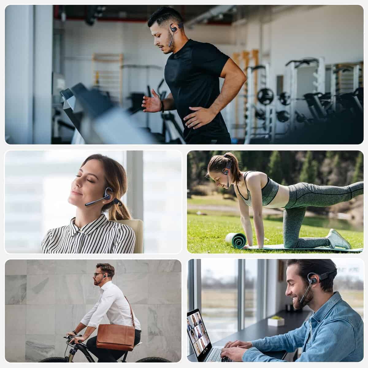 Audífonos de Oreja Abierta con Micrófono, Auriculares - Imagen 10