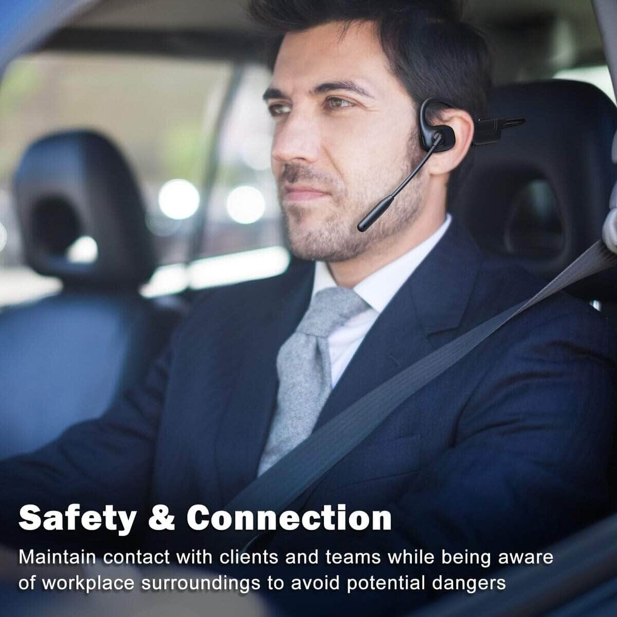 Audífonos de Oreja Abierta con Micrófono, Auriculares - Imagen 9