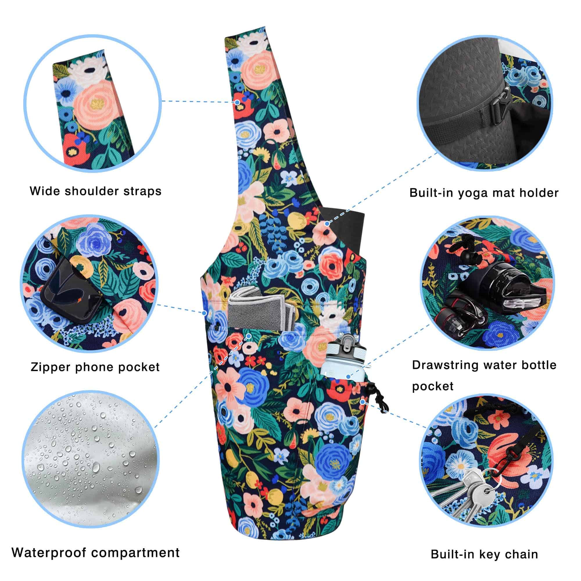 Bolsa para Yoga - Gran Apertura Bolsa de Transporte de Mat - Imagen 3