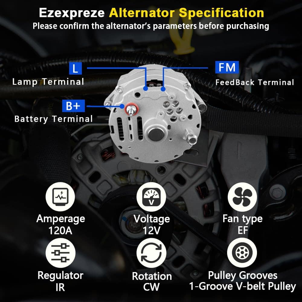 Nuevo alternador de excitación automática de 1 cable de - Imagen 6