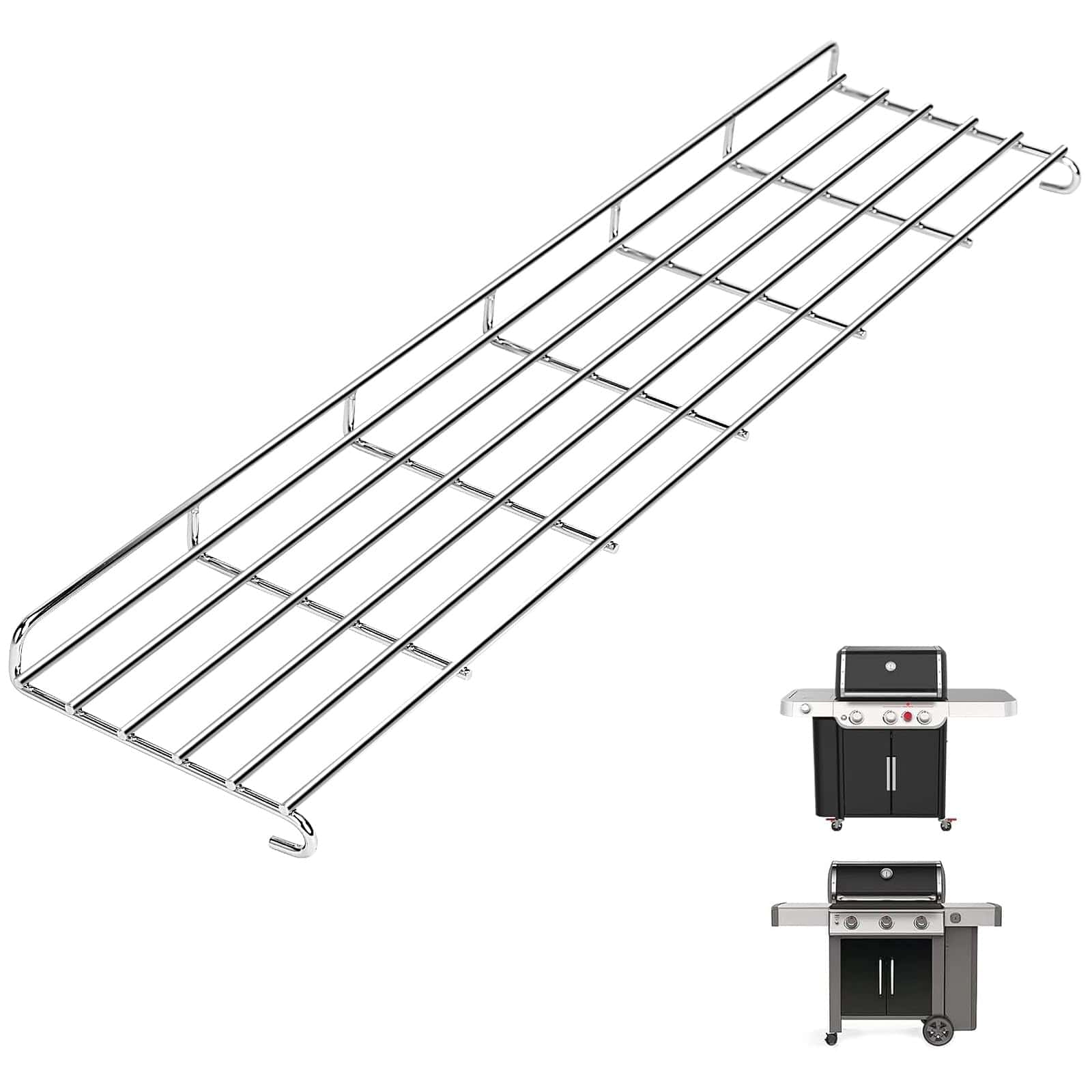 Parrilla Calentadora de Acero Inoxidable 304 para Weber