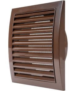 Campana de escape marrón de 6 pulgadas con pantalla