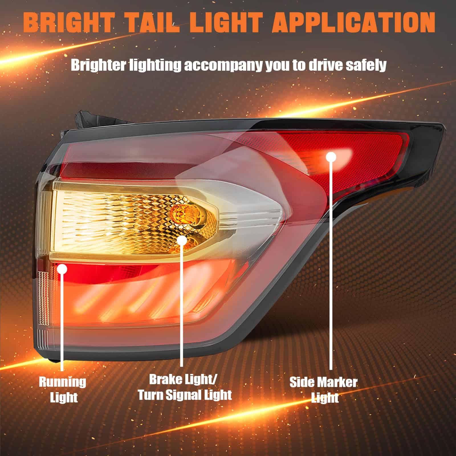 Luces traseras de Autoverve para Ford Escape 2017 2018 2019 - Imagen 4