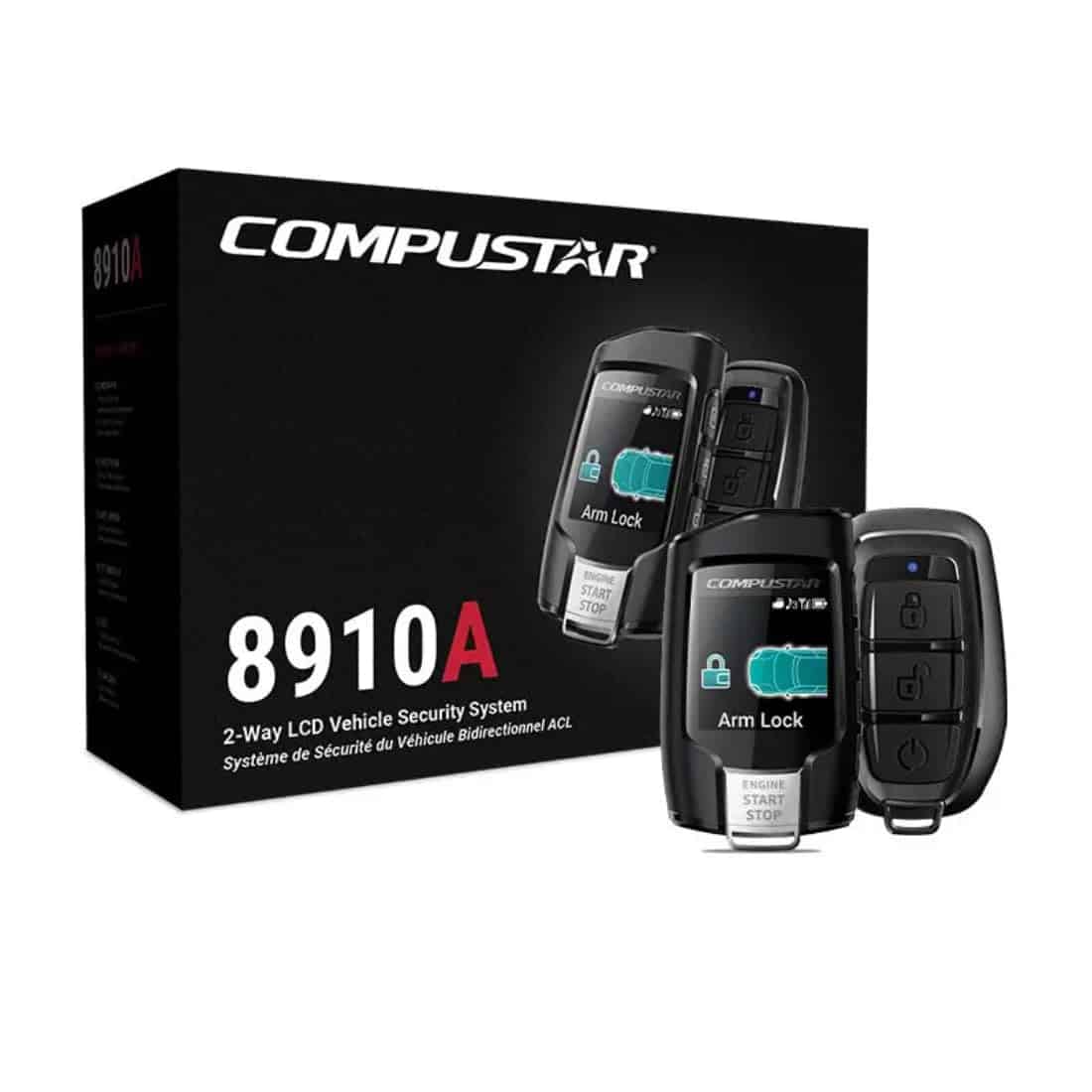 Compustar CS8910-A Sistema de seguridad para vehículos de 2