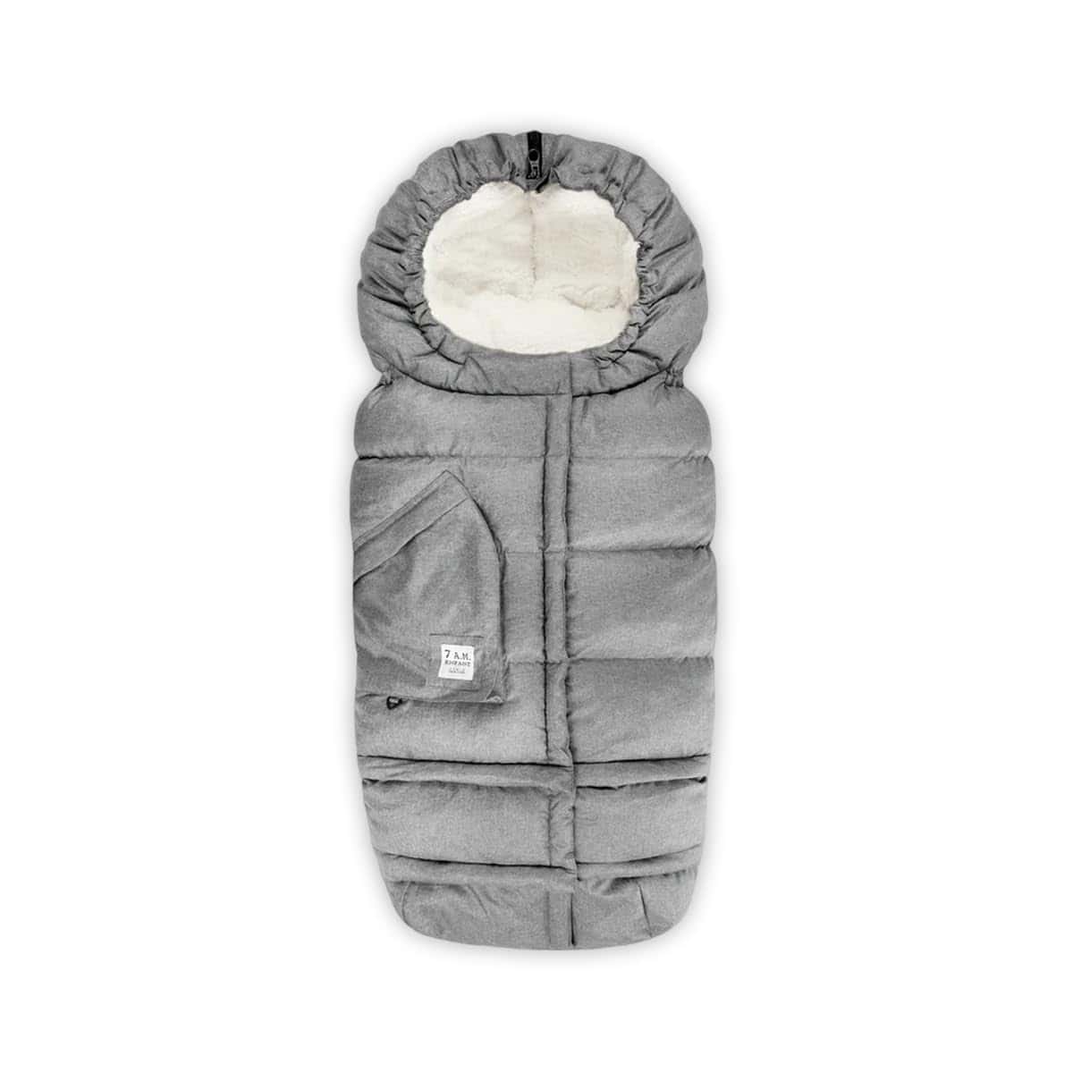 7AM Enfant Manta para cochecito 212 - Manta -Gris nube brezo