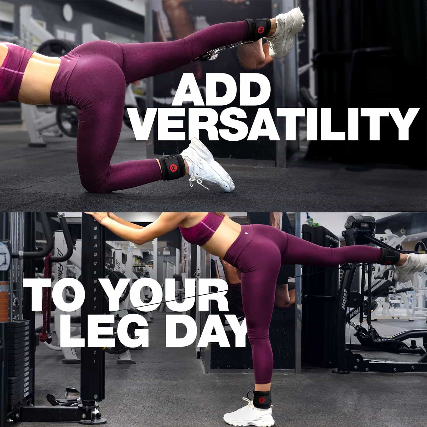 Banda de Resistencia para Tobillo ActiveGear con Puños - - Imagen 8