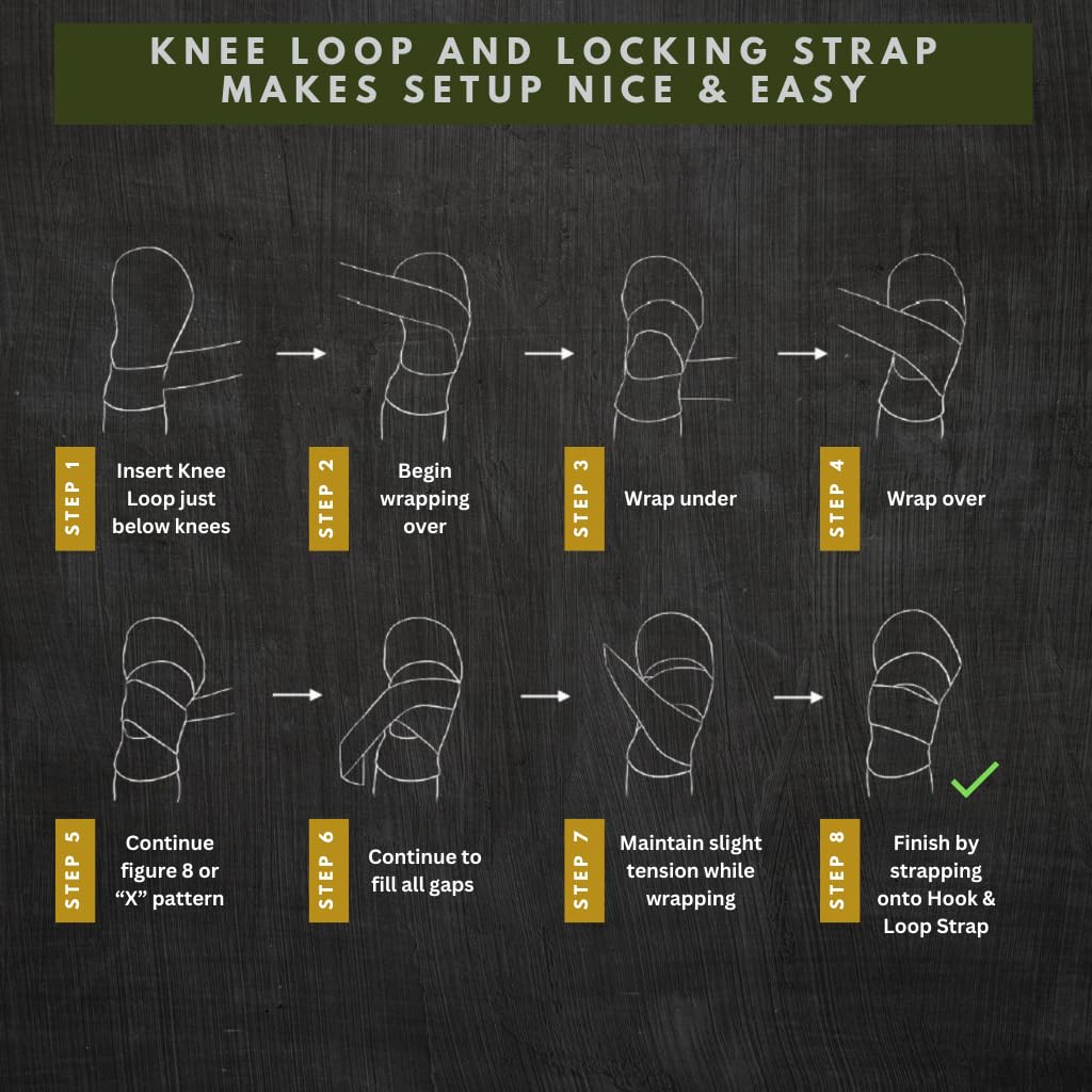 Vendas de Rodilla Hustle Athletics - Equipo de Ejercicio - Imagen 6