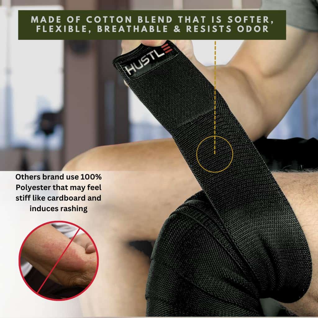 Vendas de Rodilla Hustle Athletics - Equipo de Ejercicio - Imagen 4