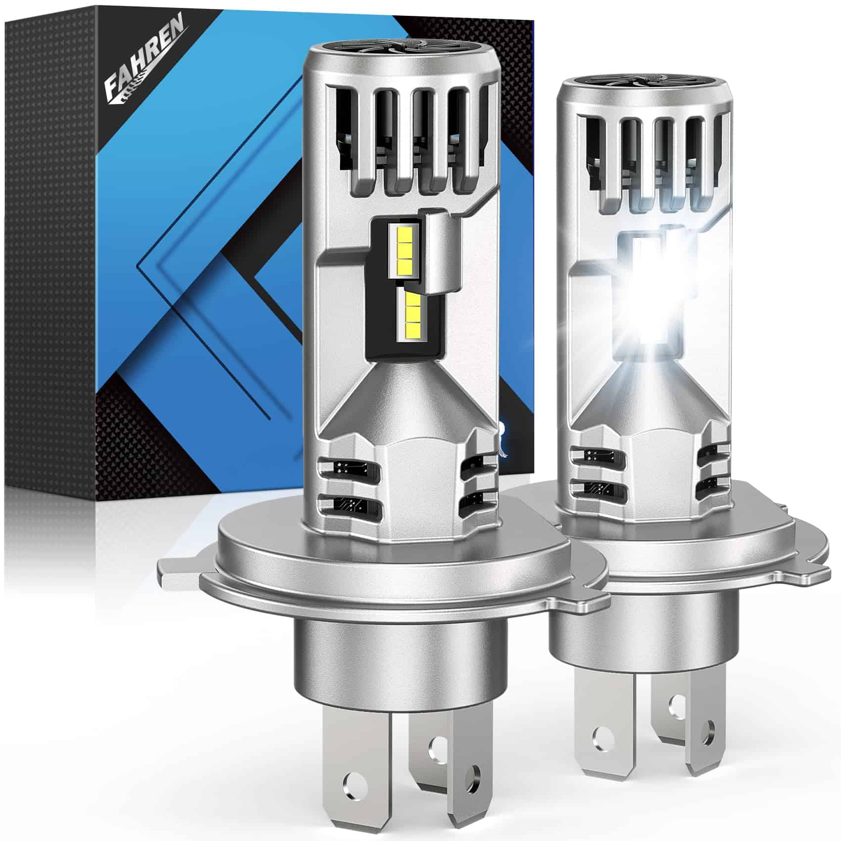 Bombillas de luz de conducción LED FAHREN H4, 33000LM 800%