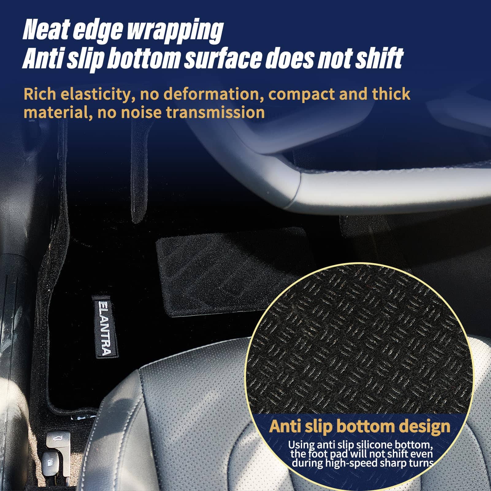 Tapetes de Piso de Lana OEM Personalizados con Logo - Imagen 6