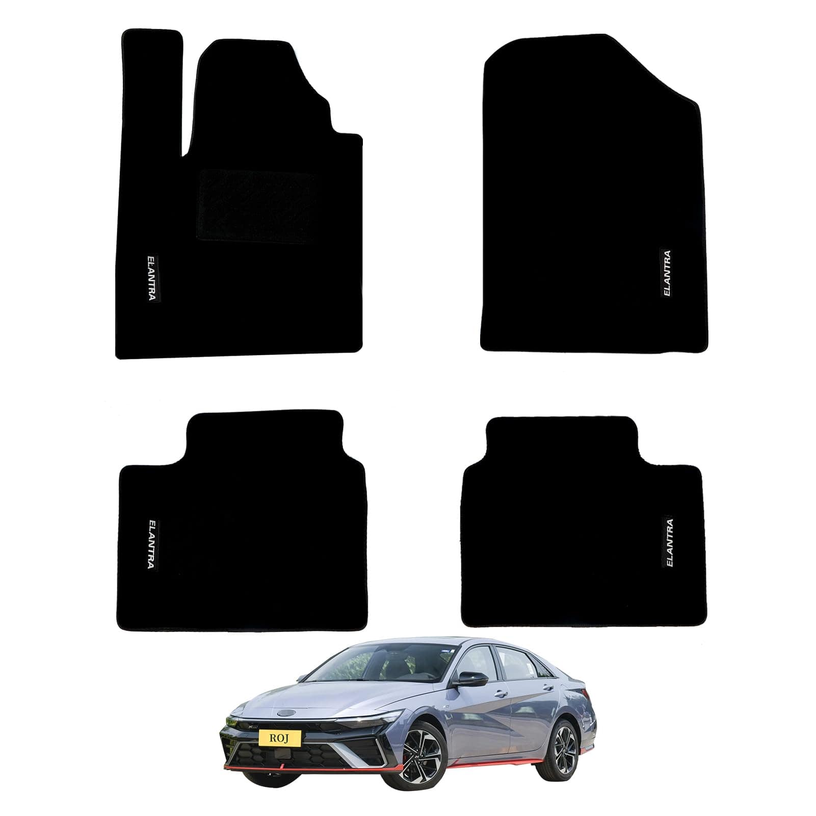 Tapetes de piso de lana OEM personalizados con logotipo