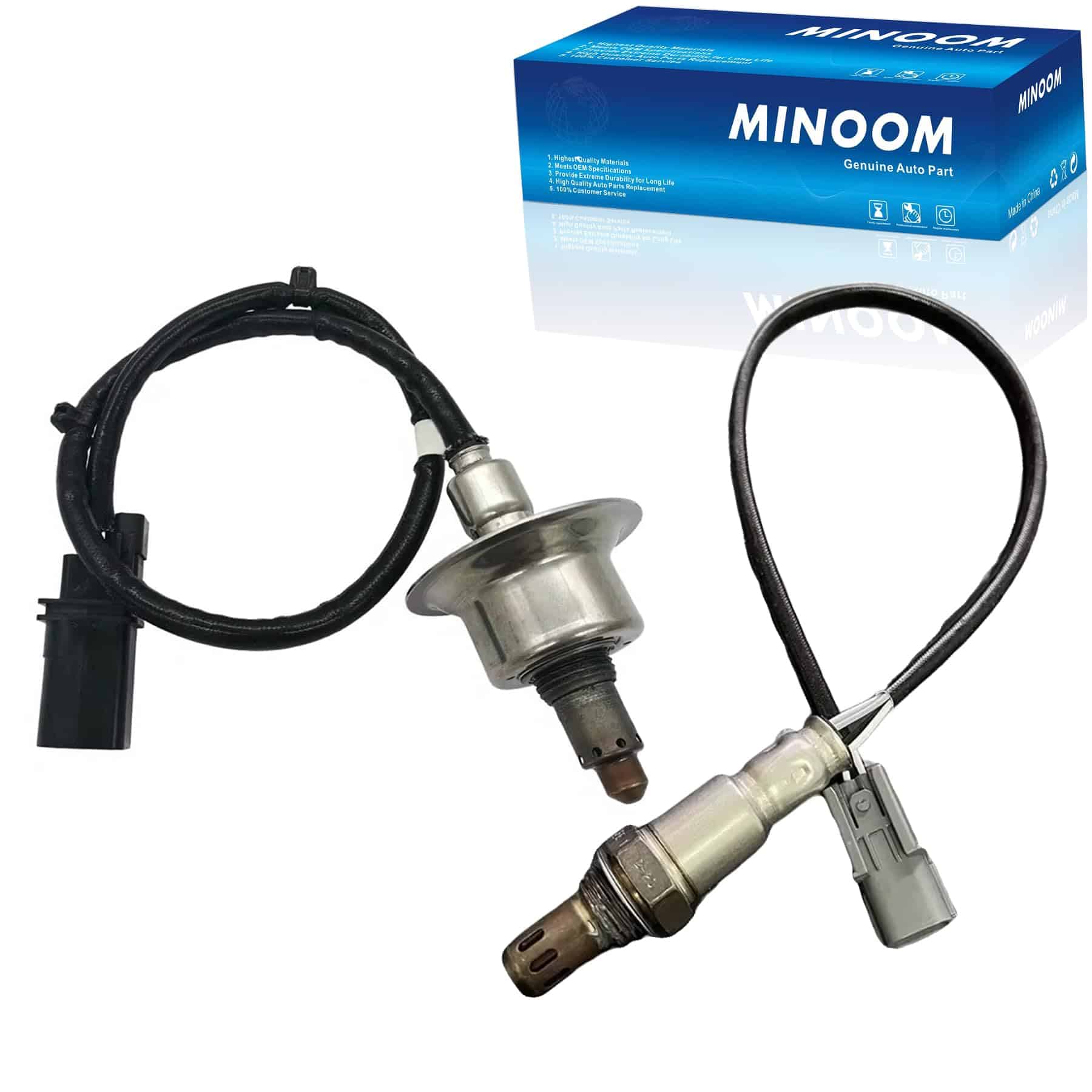MINOOM 2PCS 234-5714 234-8030 Sensor de Oxígeno de Subida y