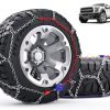 Cadenas de Nieve para Auto Instalación Rápida en 1 Minuto,