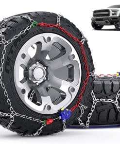 Cadenas de Nieve Auto-Fijación Instalación Rápida 1 Min