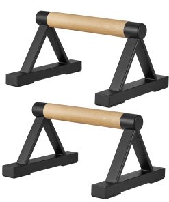 BESTWEI Barras de Dominadas de Madera en Forma de Triángulo