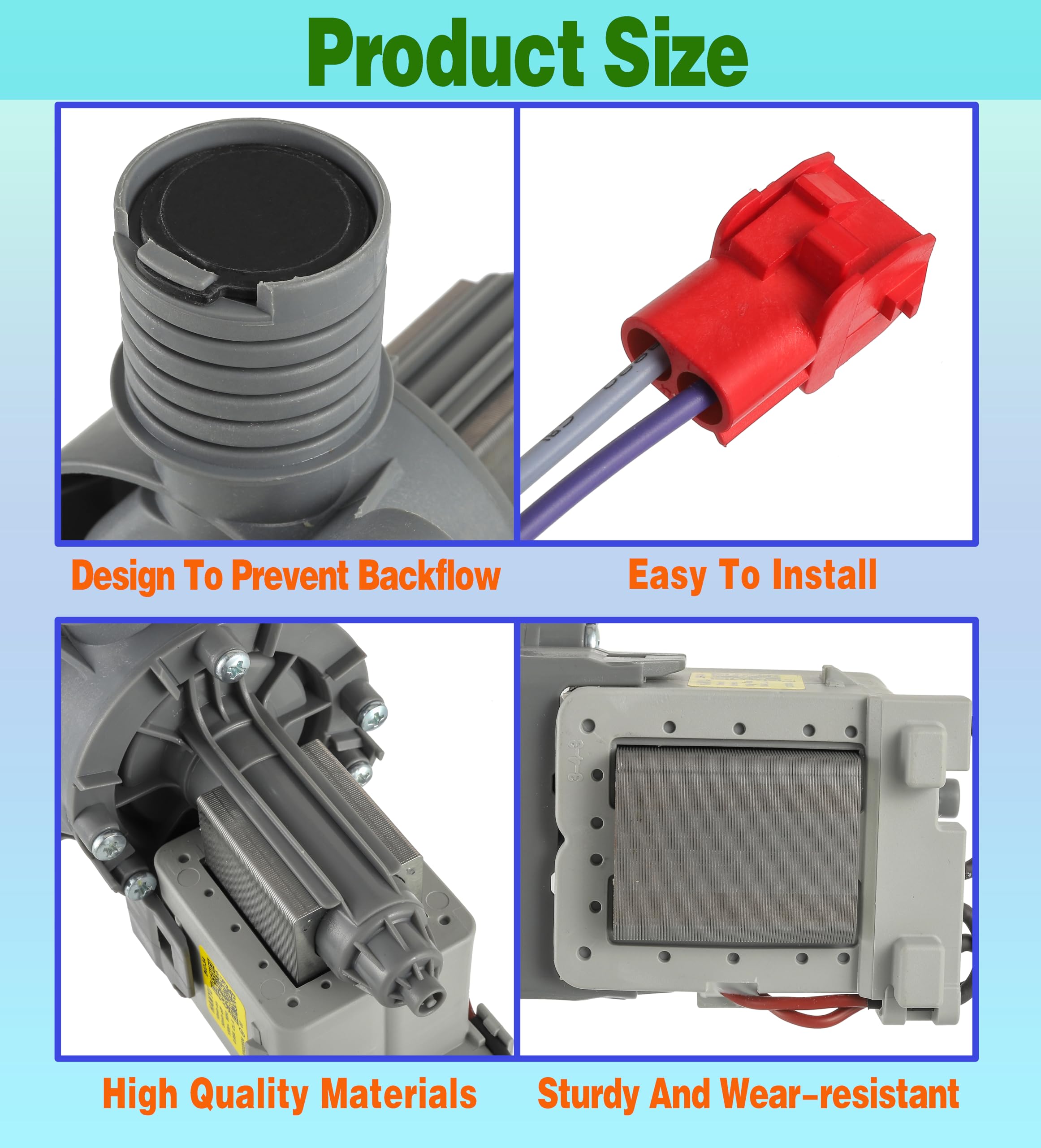 BOSHCHEN (Actualizado) Conjunto de Bomba de Lavadora - Imagen 7