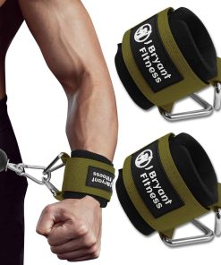 Muñequeras de fitness J Bryant para máquinas de cable -