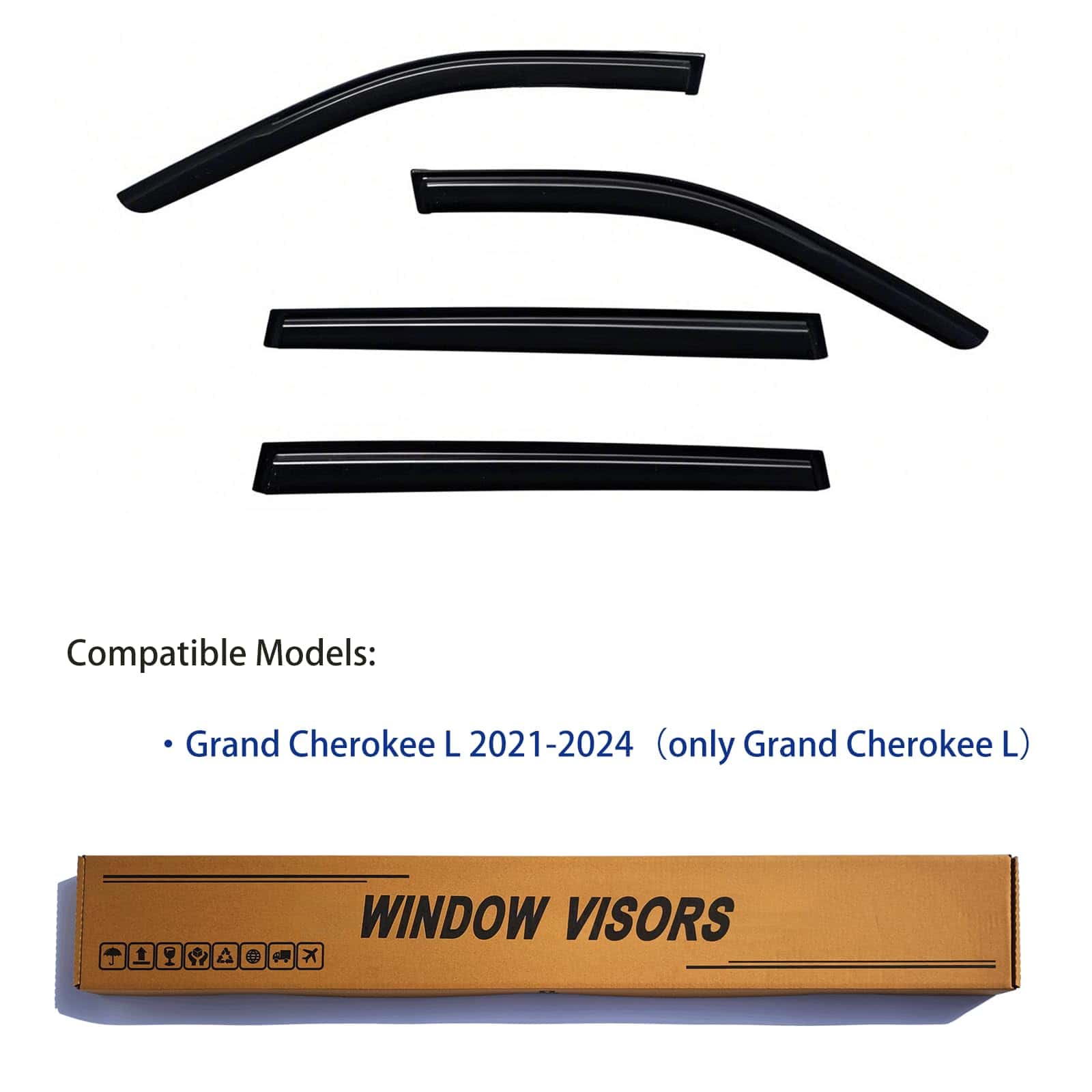 Viseras para Ventanas YLSCOO Rain Guards compatibles con - Imagen 3