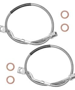 Líneas de freno delanteras de acero inoxidable Anlseiod