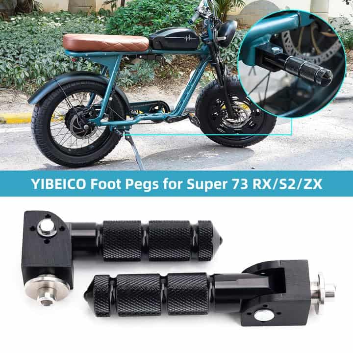 Pisantes de Pasajero YIBEICO para Super 73 S2/ZX/RX/S - Imagen 3