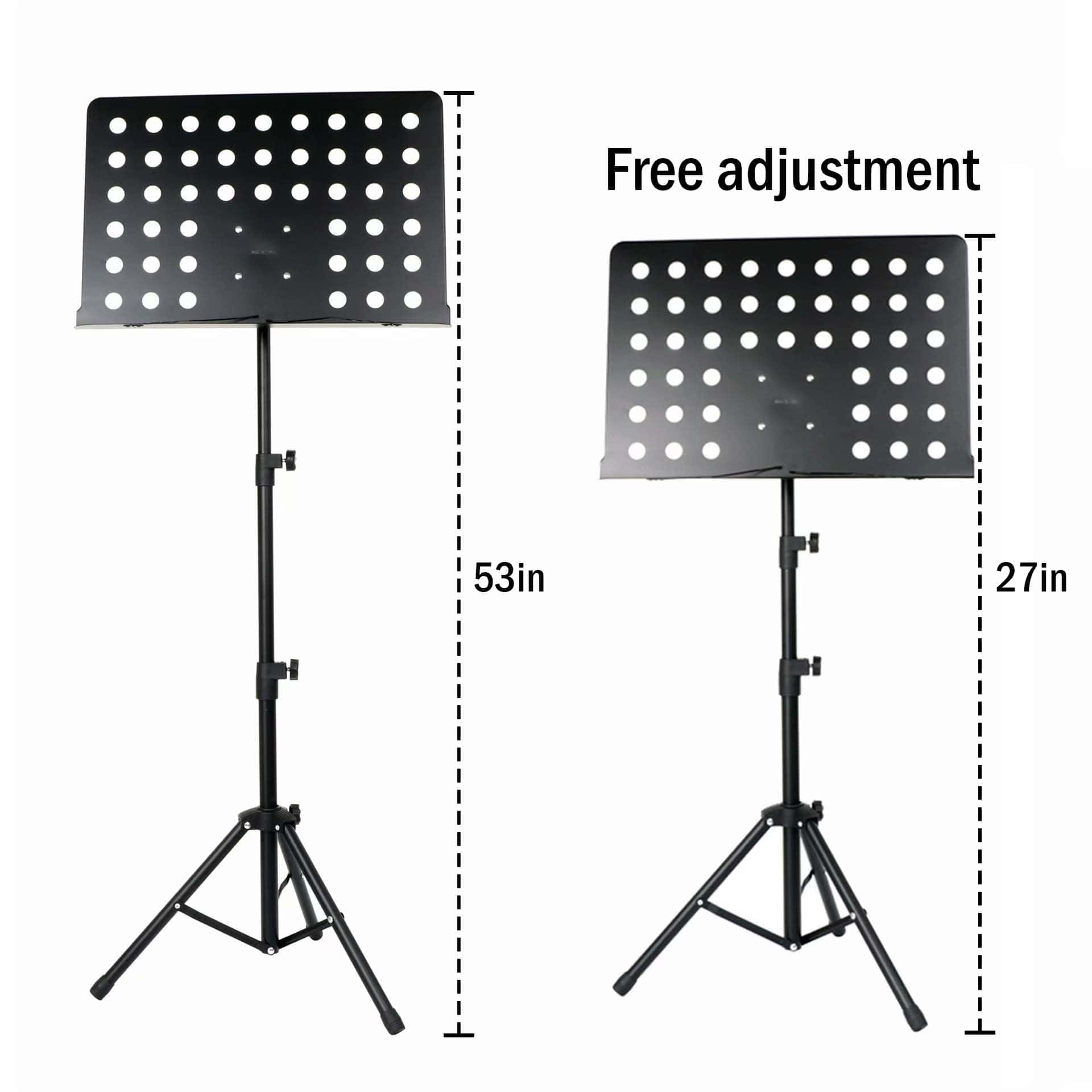 Soporte de partituras plegable de doble uso WMYQZXDF, - Imagen 4