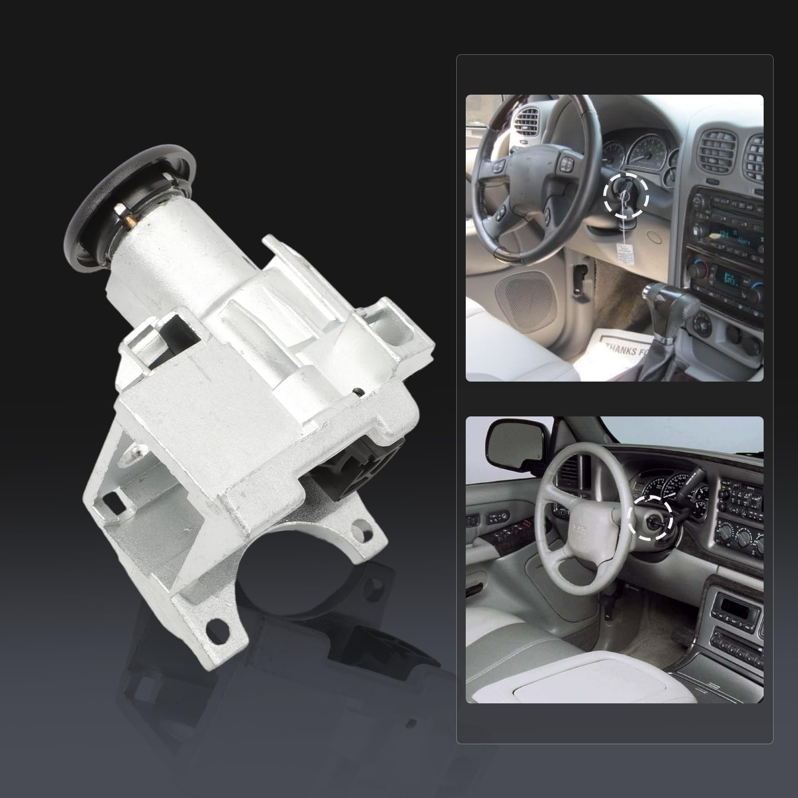 Anlseiod Ignition Lock Cylinder Switch Compatible for - Imagen 5