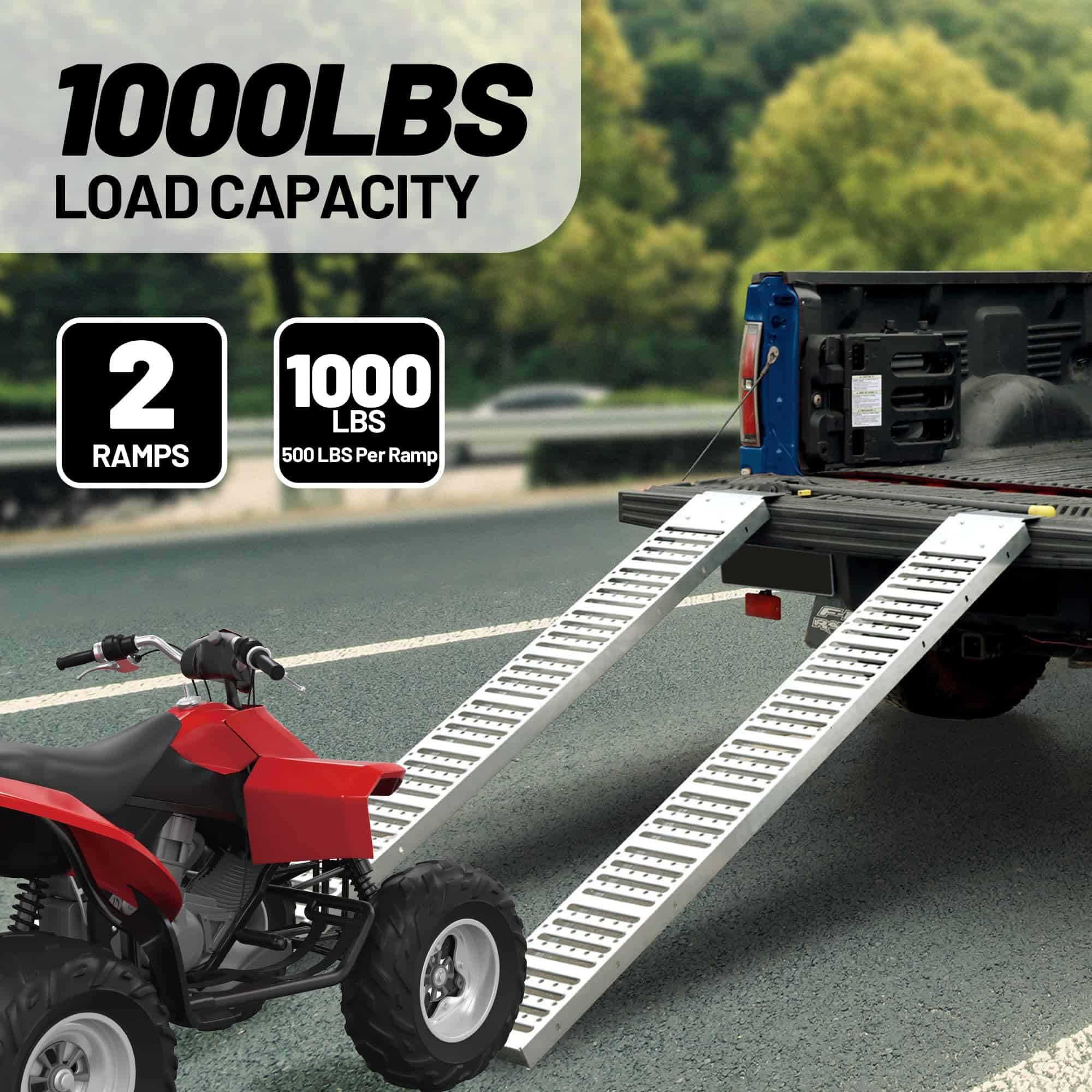 Rampas de Acero Rockland de 84" x 10", Capacidad de 1000 - Imagen 3