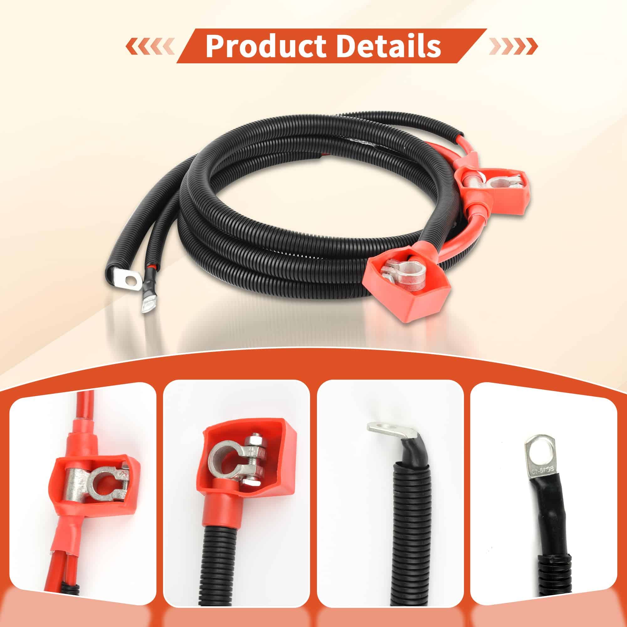 Cable de Batería Ulreon Standard Motor Products A123-00HP, - Imagen 4