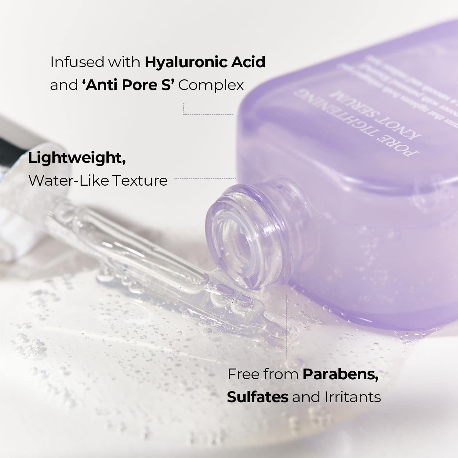 Suero STEAMBASE Pore Tightening Knot, 1.01 fl oz | Ácido - Imagen 5