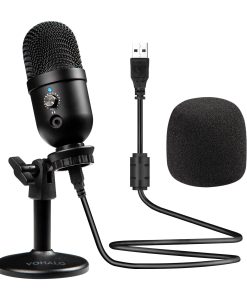 Micrófono USB VOHALO, Plug & Play Micrófono de Condensador