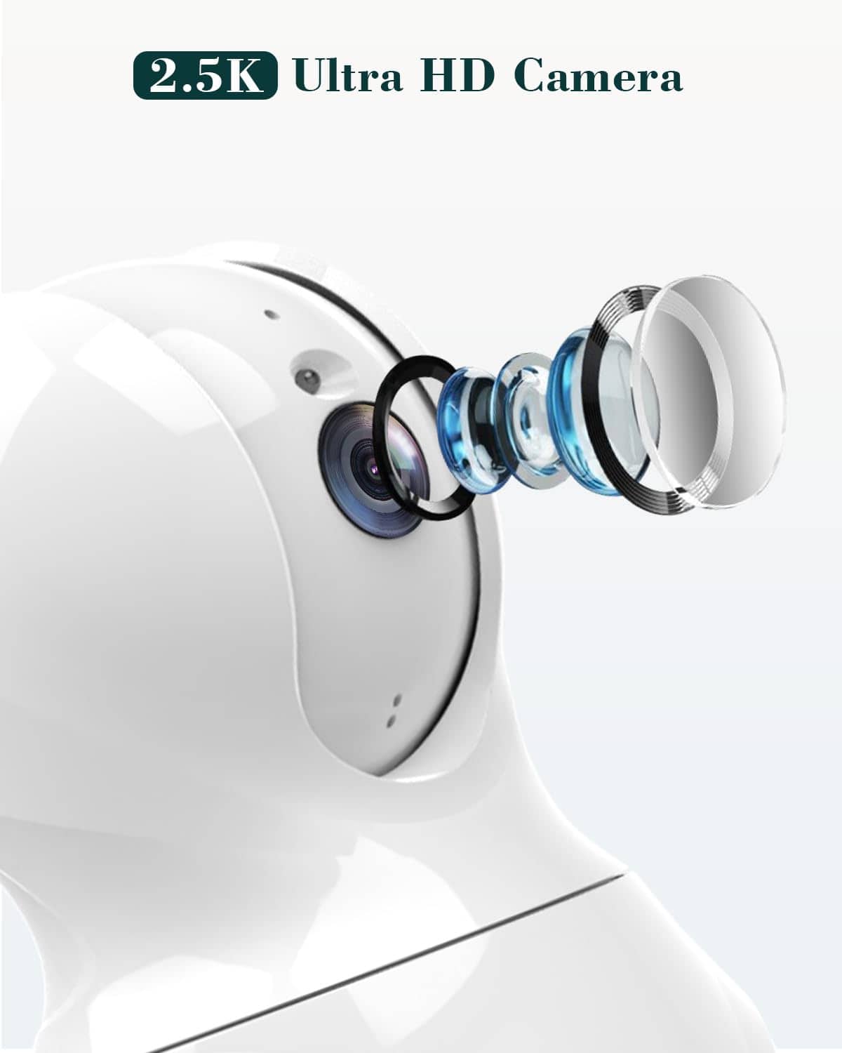 Babytone Smart Baby Monitor 2.5K Cam, Video Baby Monitor - Imagen 4