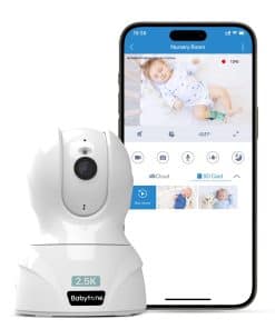 Babytone Smart Baby Monitor 2.5K Cam, Video Baby Monitor