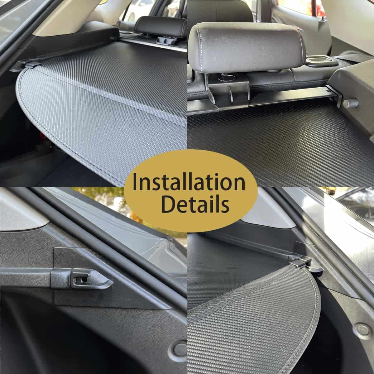 AQAE Cubierta de carga retráctil compatible con - Imagen 4