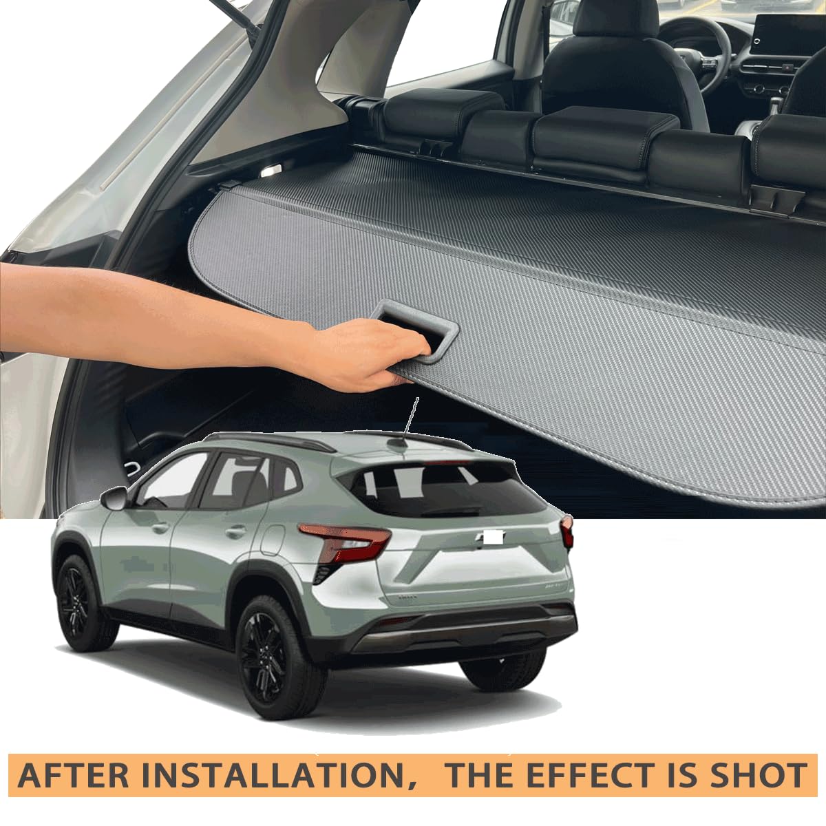 AQAE Cubierta de carga retráctil compatible con - Imagen 7