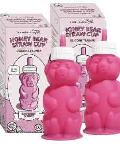 Vaso de Pajita Legendairy Milk Honey Bear de Silicona para