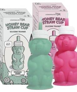 Legendairy Milk Green/Raspberry Honey Bear Straw Cup