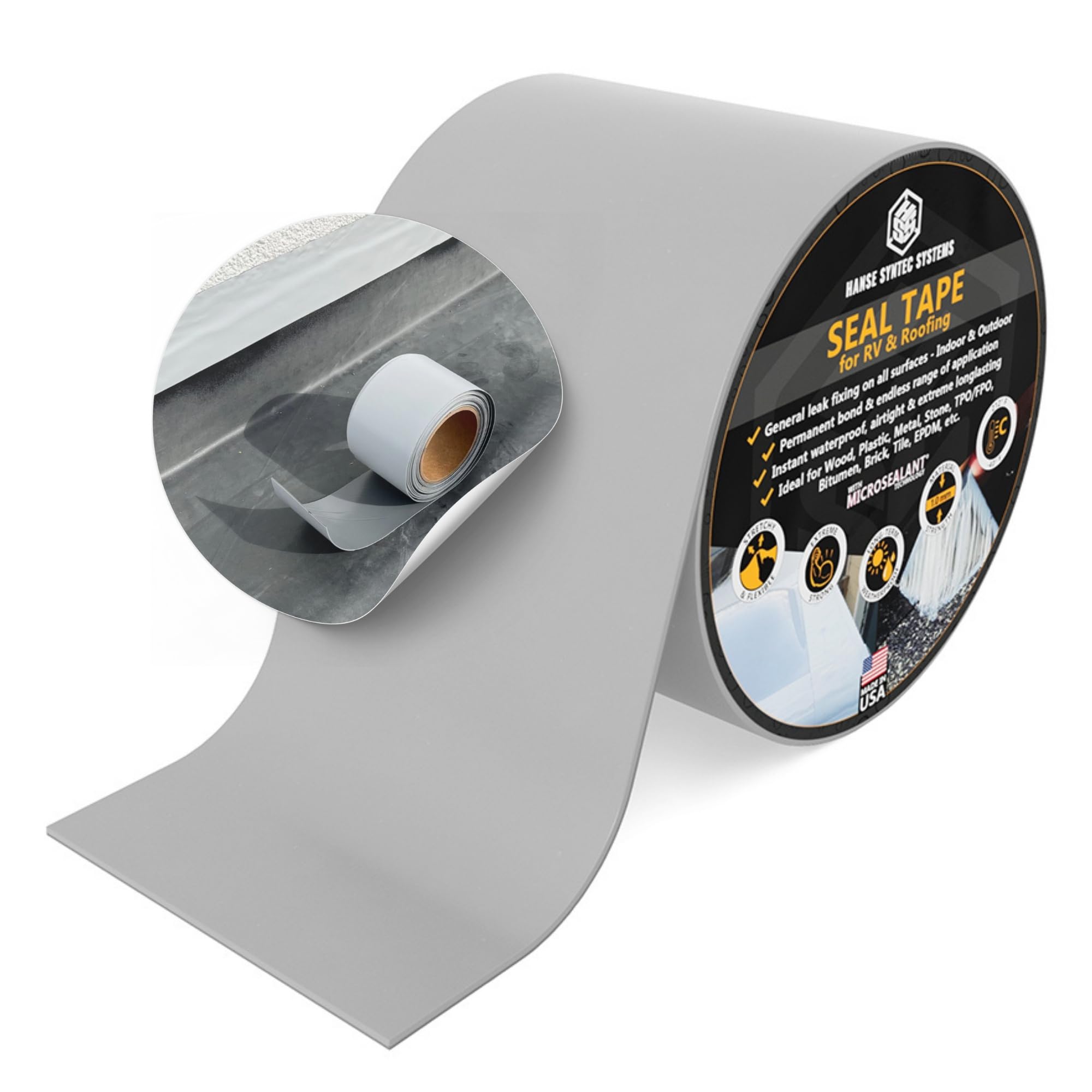 Cinta selladora Hanse Syntec Systems HSS MicroSealant (6" x