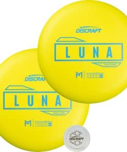 Conjunto de 2 Discraft Hard Luna | Putters Amarillos a